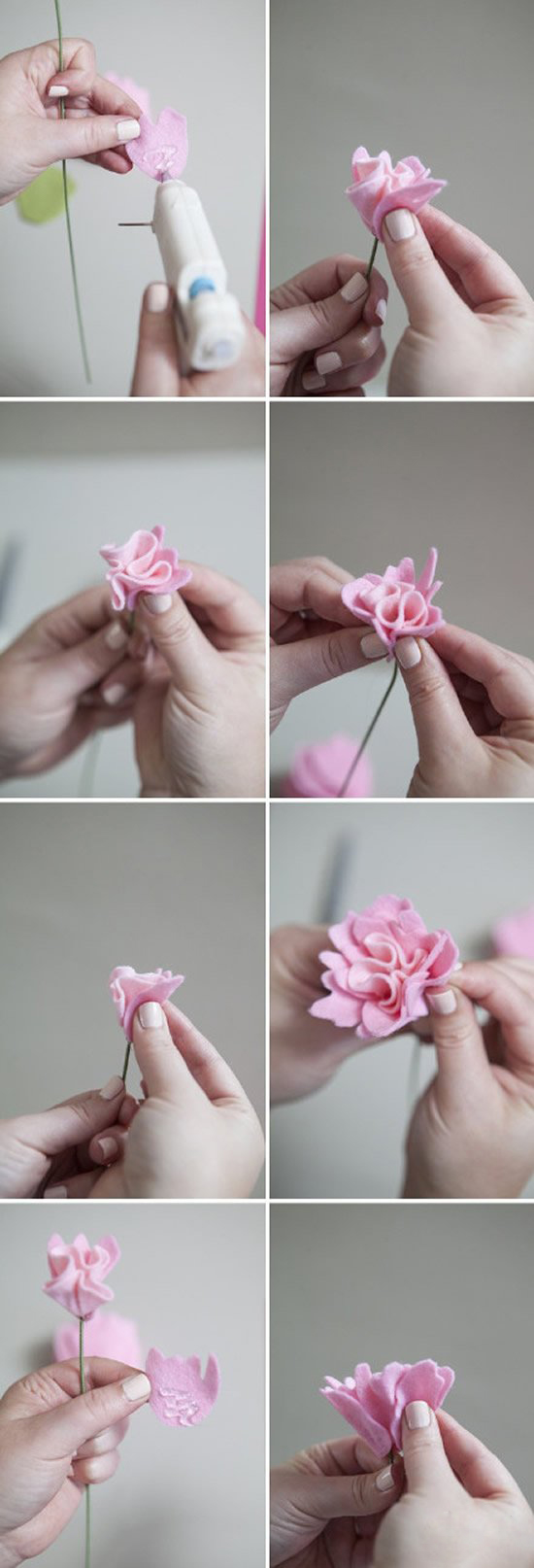 跟大家分享雍容华贵牡丹花的制作方法,不是折纸,而是布艺手工~看下面