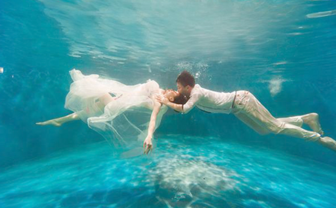 不得不说的水下拍摄婚纱照的注意事项(必看)