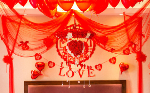 传统中式婚房如何布置