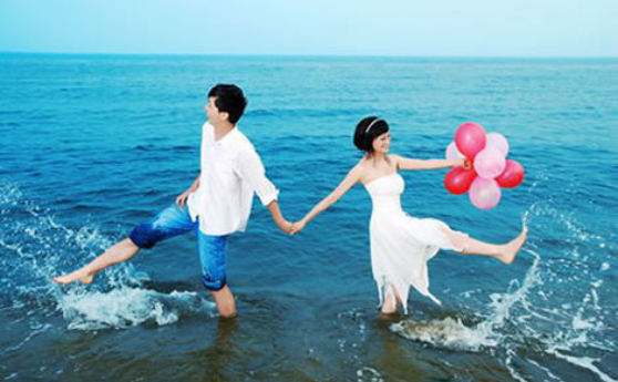 海边婚纱照对服饰有什么要求