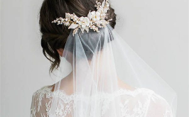 新娘头纱佩戴位置