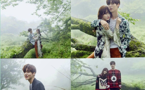 总结各路明星清新婚纱照