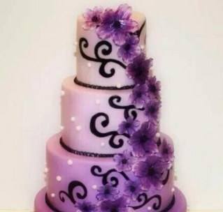 婚礼蛋糕图片大全唯美 多层婚礼鲜花蛋糕图片