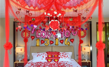 结婚当天如何布置婚房 婚房拉花布置技巧-蜜匠婚礼