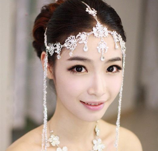 新娘婚纱头饰造型 2018新娘婚纱头饰造型