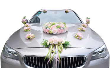 婚车副车一般怎么装饰 副婚车简单装饰图片