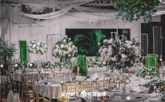 小清新风格婚礼布置图片 室内小清新婚礼布置