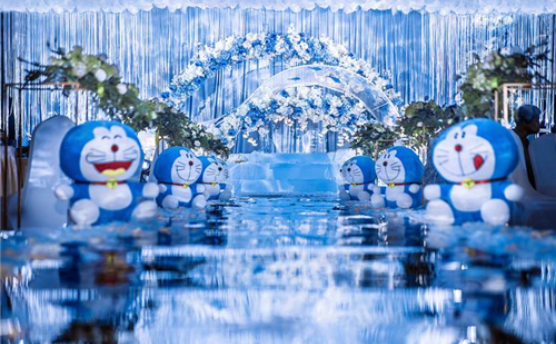 哆啦a梦主题婚礼策划 哆啦a梦婚礼布置