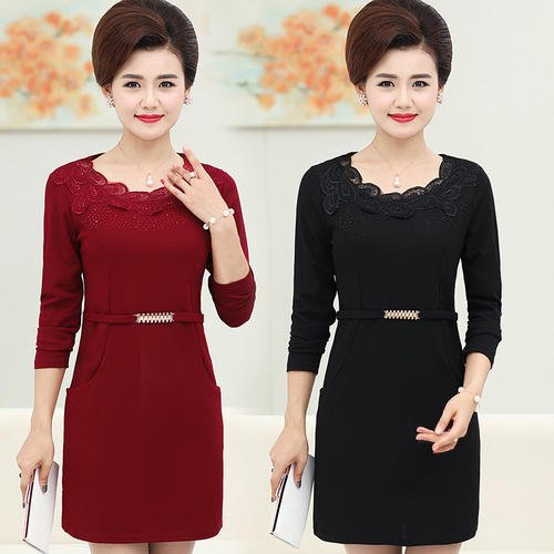 妈妈参加婚礼服装 红色婚礼服装