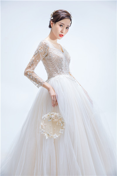 仙气森系新娘发型造型