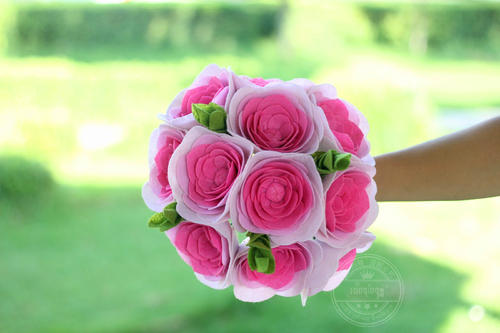 欧式新娘手捧花技巧