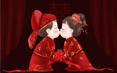 结婚铺床的顺口祝福语