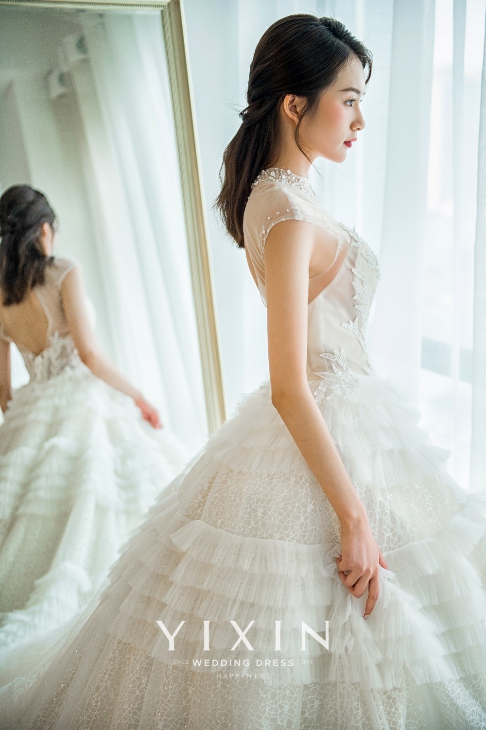 冬天室外婚礼新娘穿衣参考