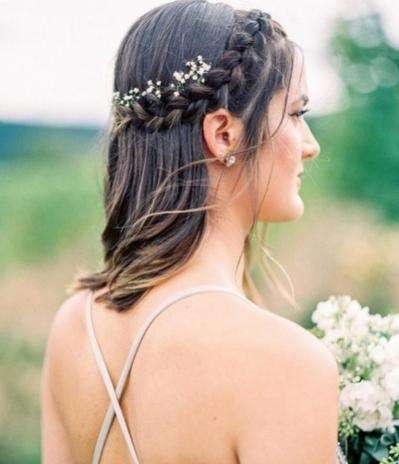 流行的新娘发型