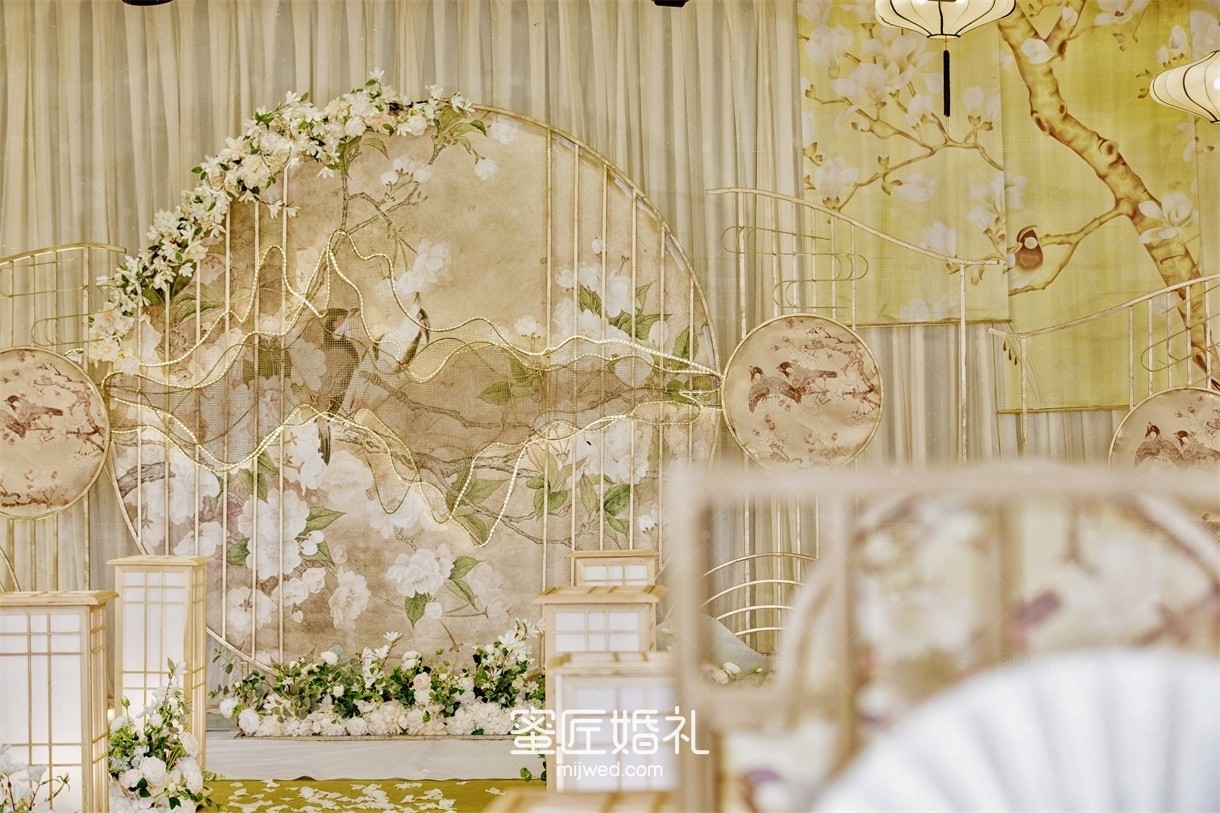 婚礼迎宾海报创意 中式婚礼迎宾海报