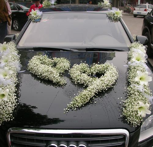 婚车头花大概多少钱