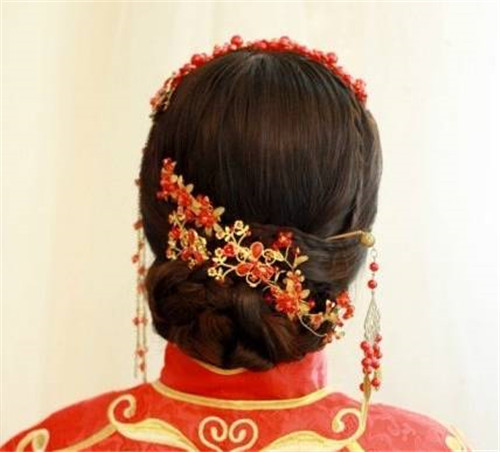 古装婚纱照头饰造型图片