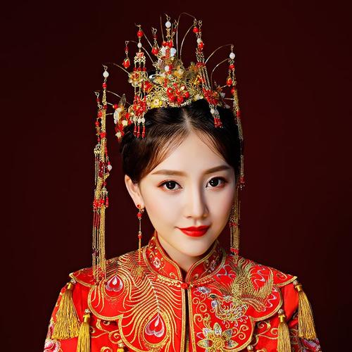 新娘中式发型图片