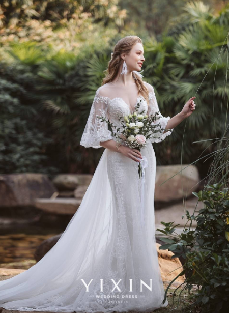 胸大穿什么婚纱显瘦