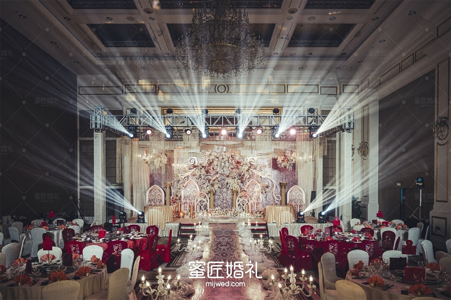 婚礼灯光布置图