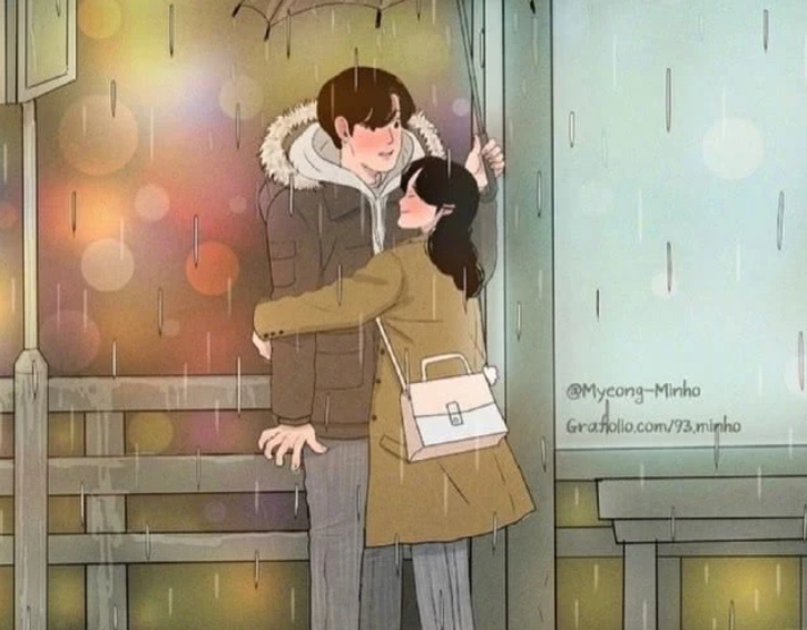 适合下雨天发的朋友圈