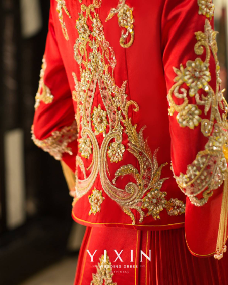 新中式婚礼服装图片 中式婚礼服装图片