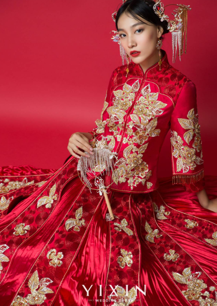 红色婚纱代表什么 中国新娘红色服装