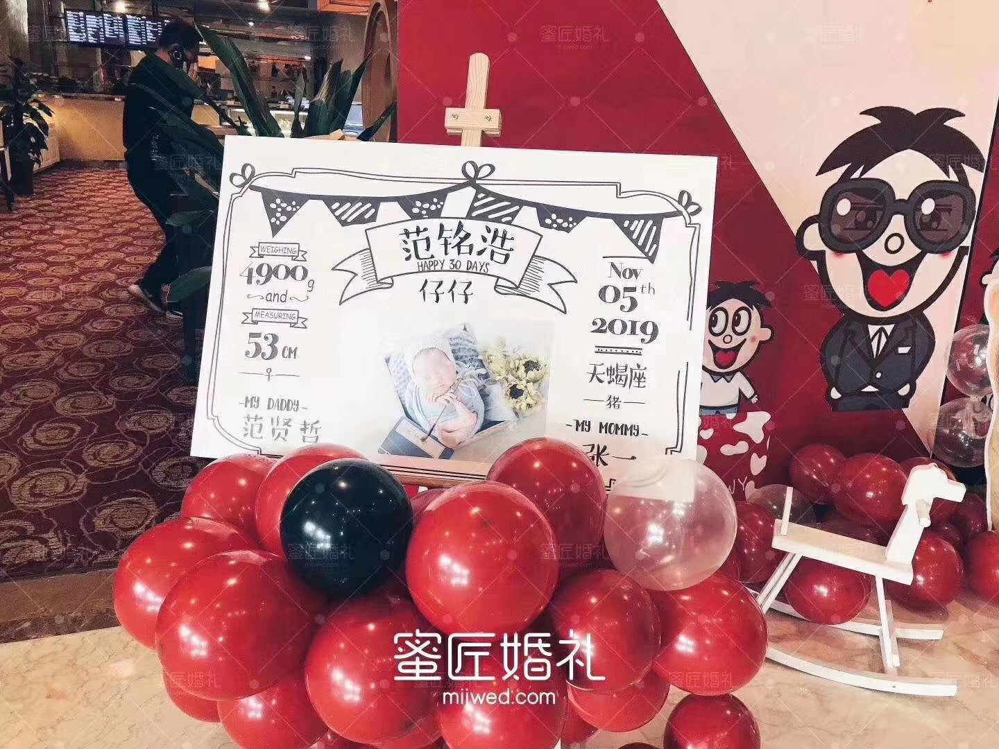 宝宝生日宴布置费用