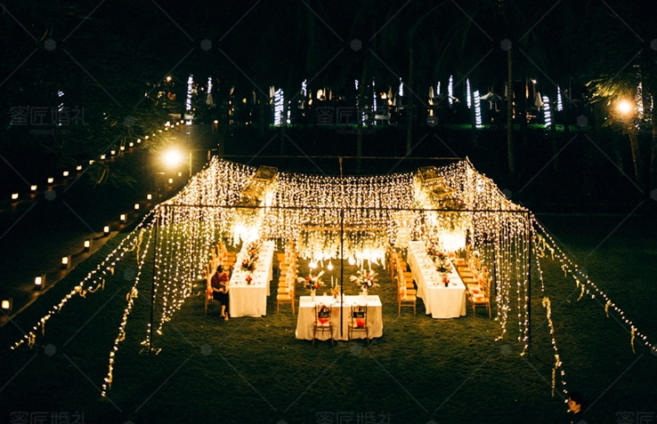 婚礼路引布置图片