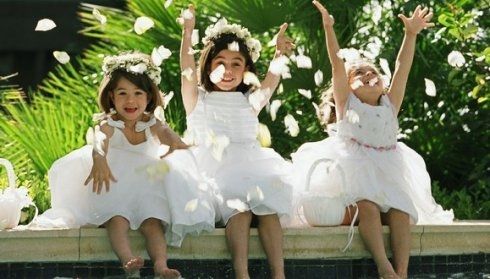 儿童参加婚礼衣服 儿童公主婚纱礼服