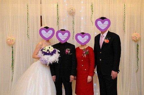 父母參加婚禮服裝婚禮父母服裝圖片