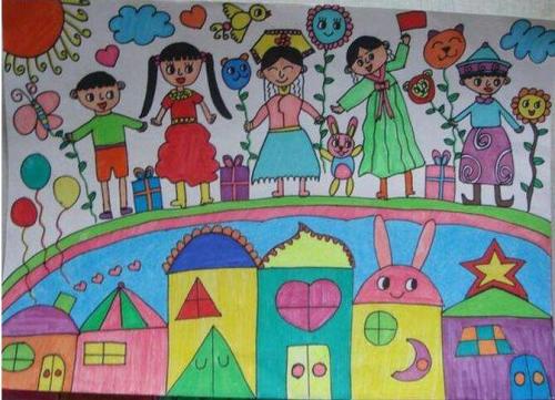 六一儿童节较简单的画