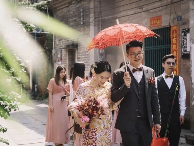 祝福新娘新郎的文案 祝福新人的结婚文案