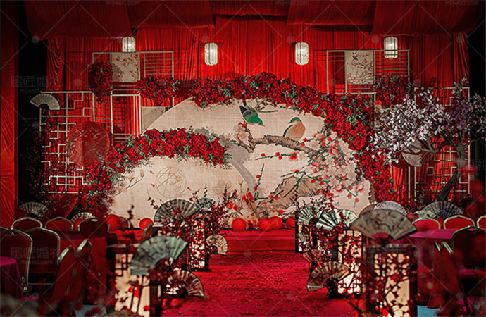 南昌红色婚礼策划主题 南昌红色婚礼策划效果