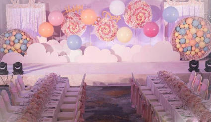 宝宝满月宴主题布置,宝宝满月宴派对布置