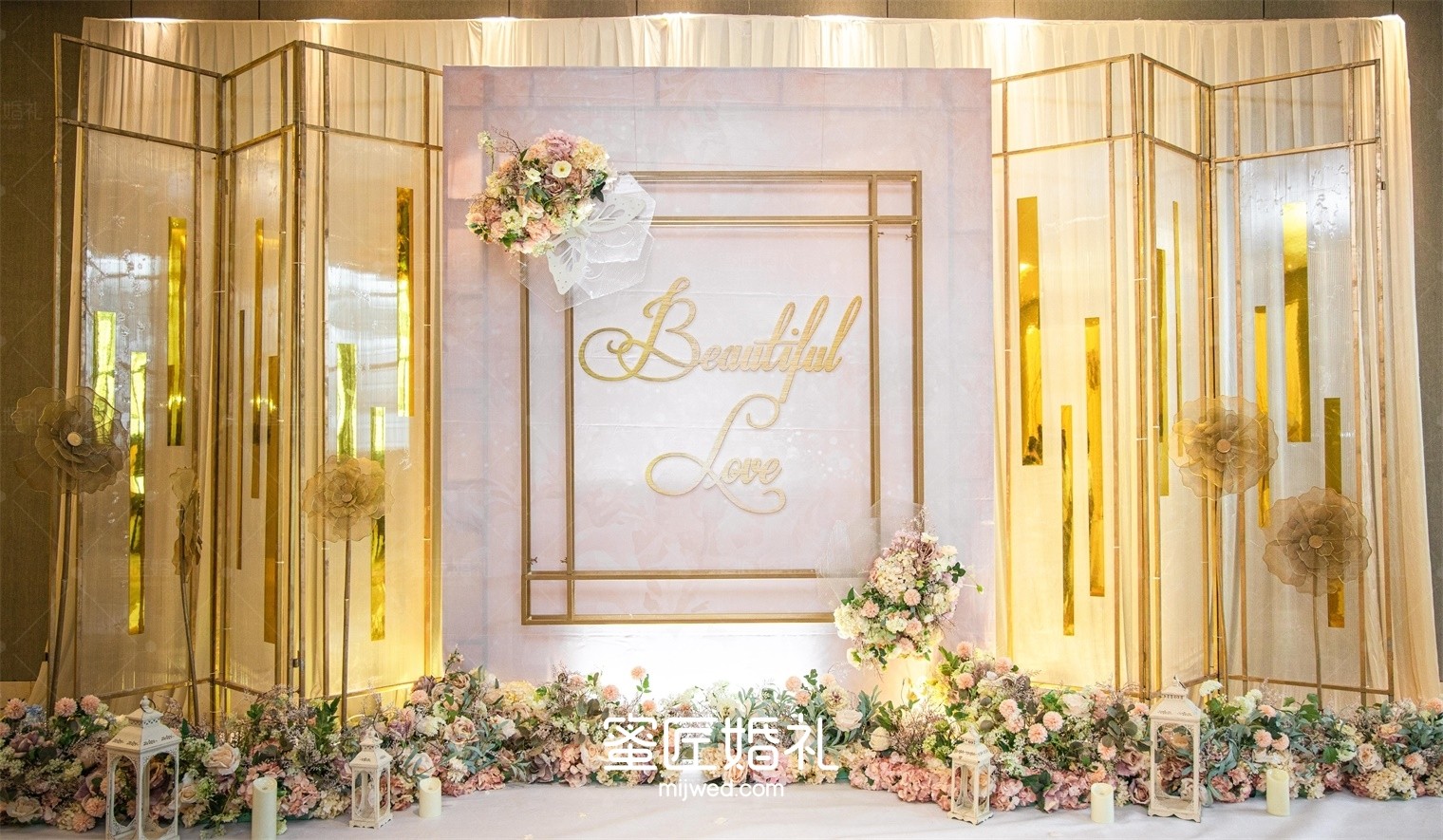 高端潮流的婚礼现场布置,高端潮流的婚礼场景布置