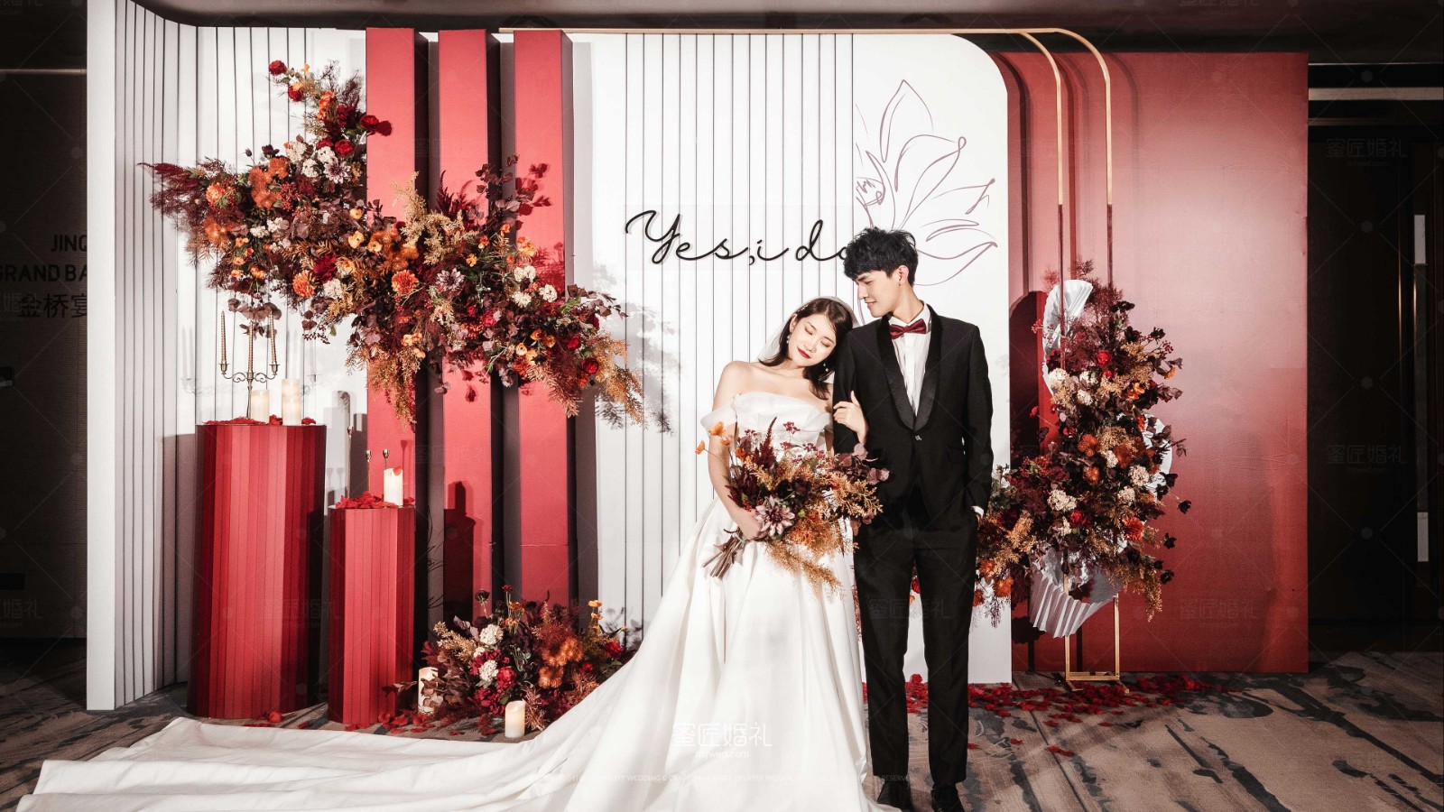 红色主题婚礼