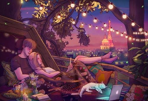 情侣照发朋友圈说什么 情侣照片配一句话简单