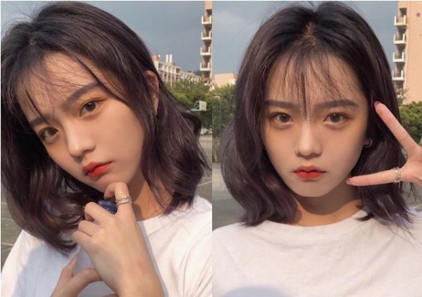 百搭发型新娘中短发