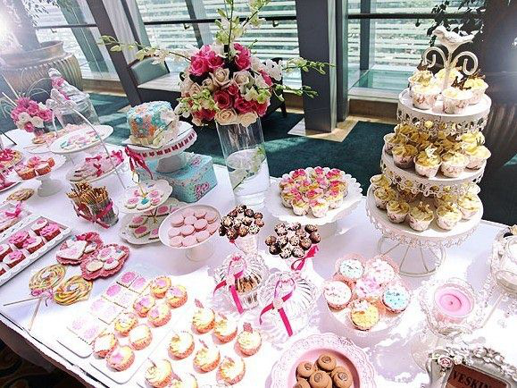 婚礼甜品台应该如何布置 婚礼甜品台种类如何选择