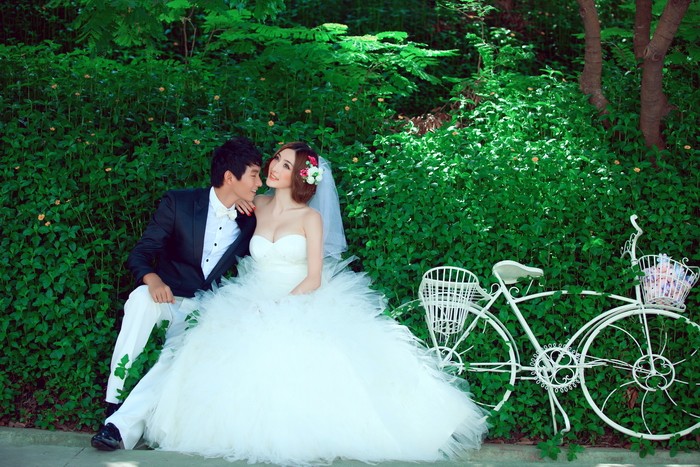 婚纱摄影怎么样笑美 田园风格婚纱摄影特点