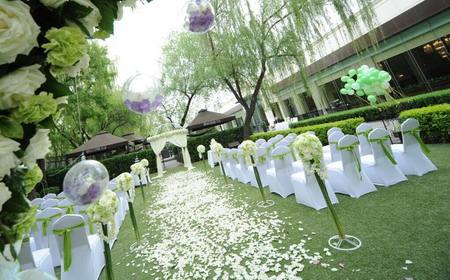 农村户外婚礼布置