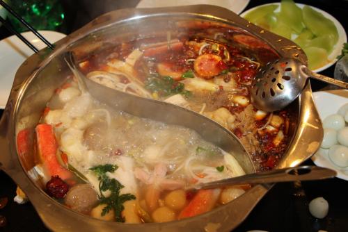 和老公一起吃火锅的心情说说