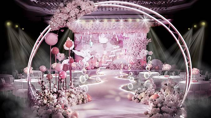 婚庆8000元贵吗 8000元婚庆现场图片