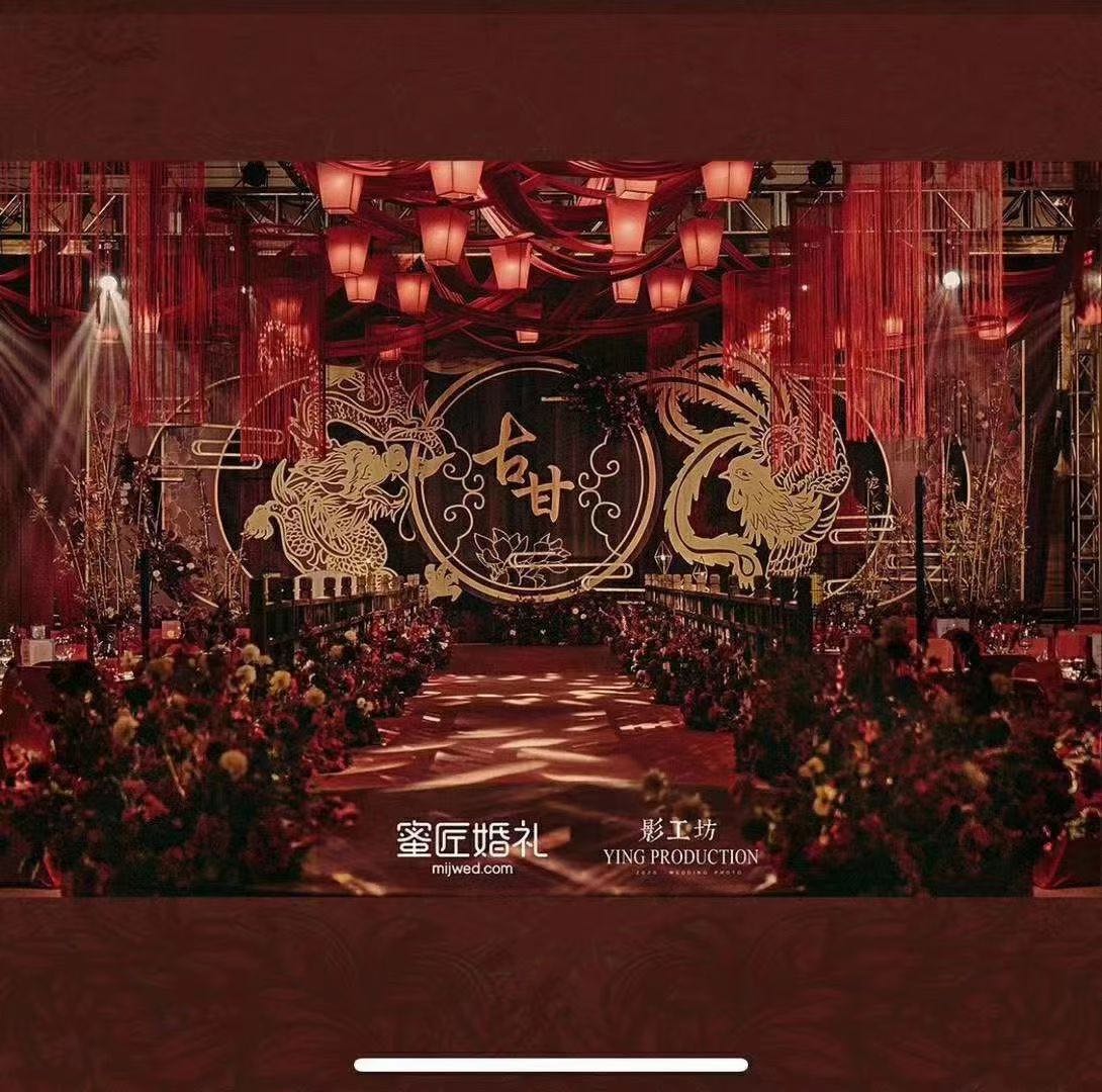 郑州金色主题婚礼现场策划细节,郑州金色主题婚礼现场布置攻略
