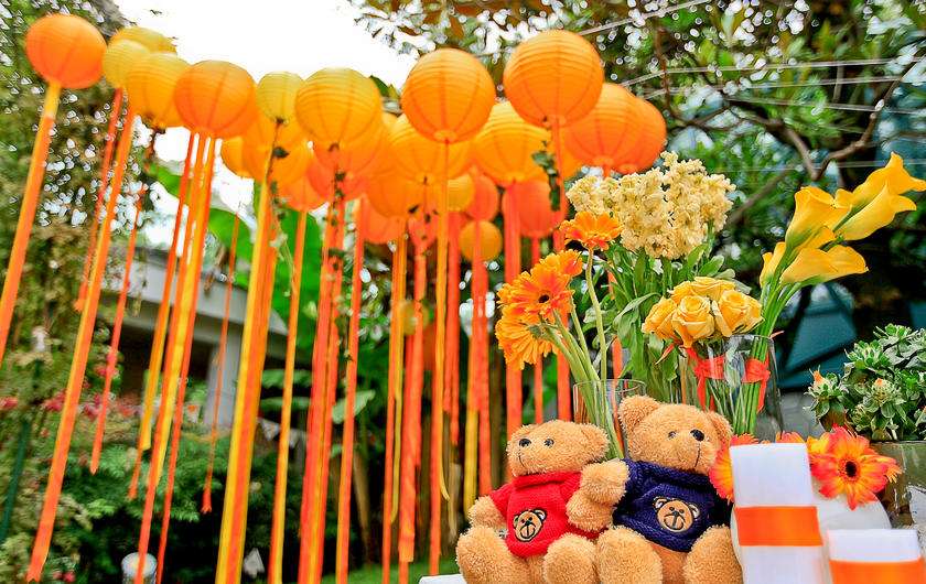 农村婚礼户外布置