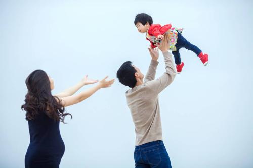 有老公和宝宝幸福说说