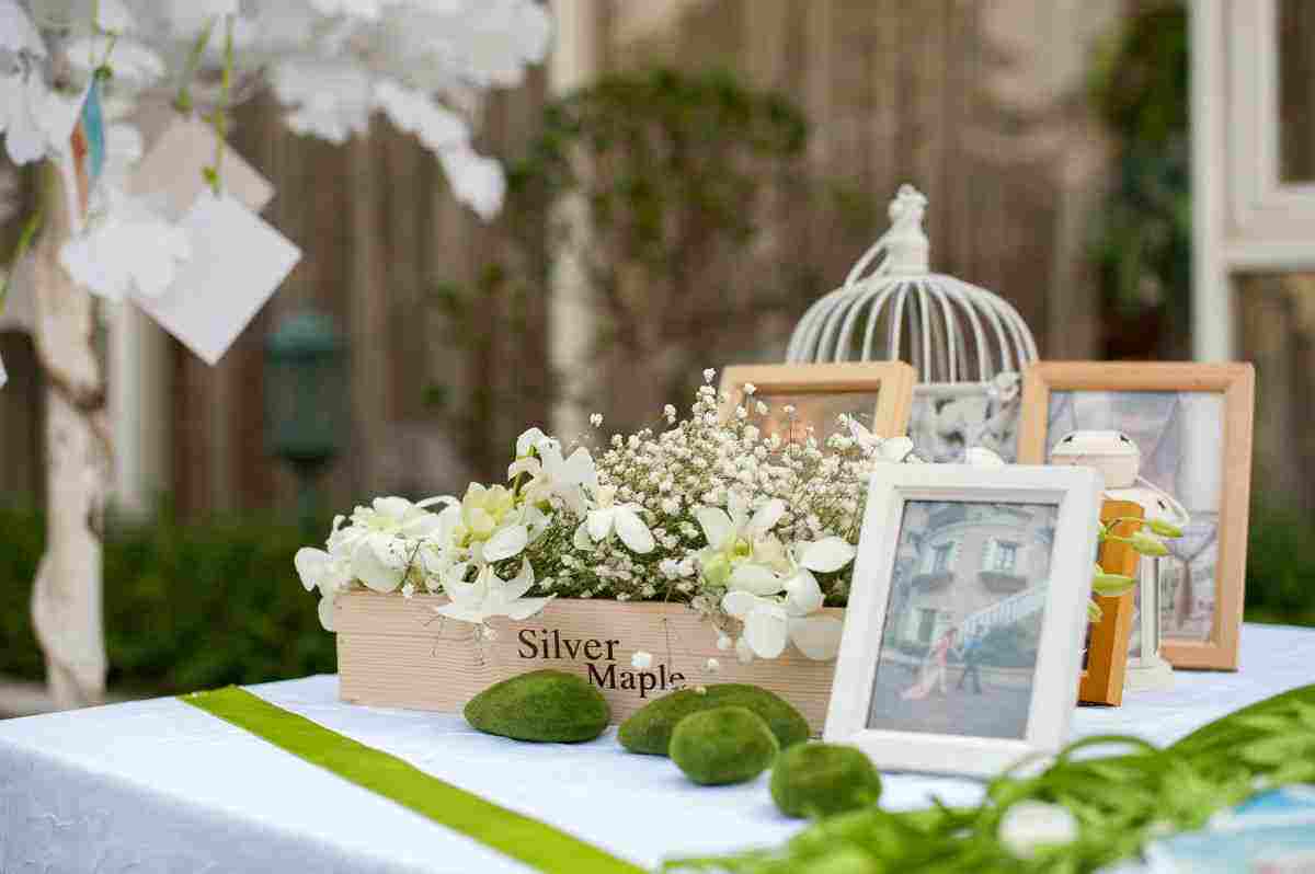 小型森系婚礼布置