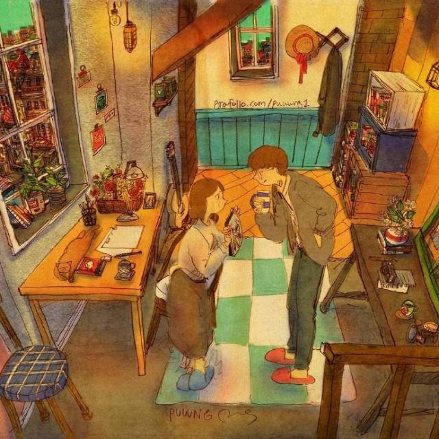 用一句话低调公布恋情