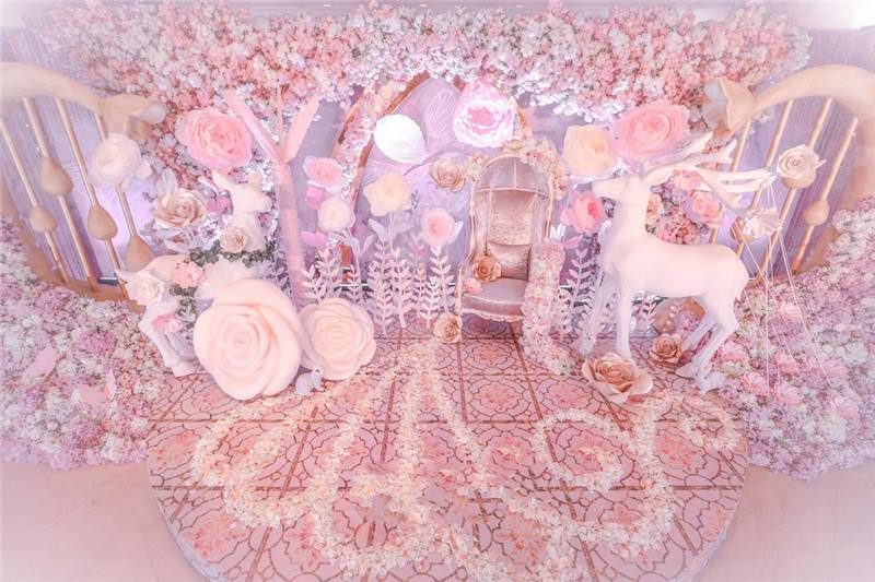 梦幻童话婚礼场景布置